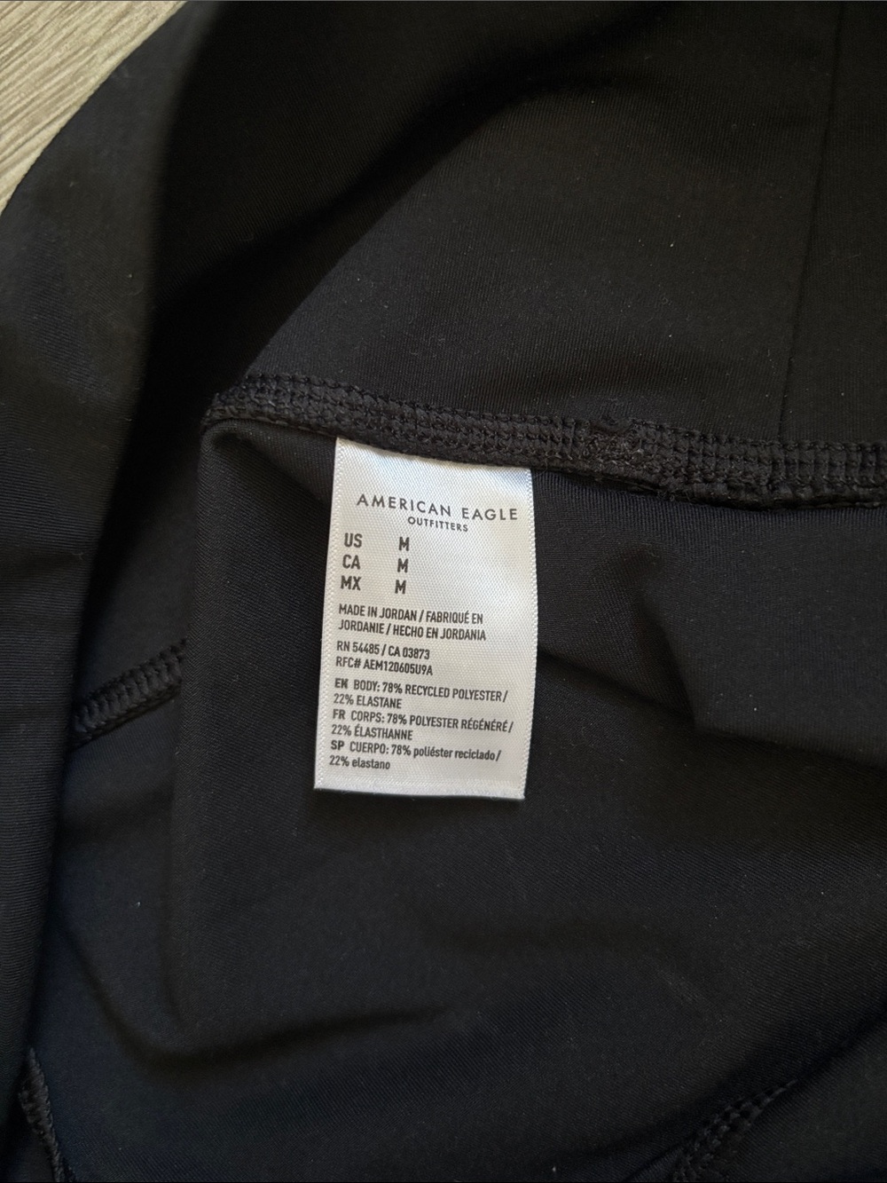American Eagle Black The Everything Flare Pants Leggings Size Medium - Picture 8 of 9